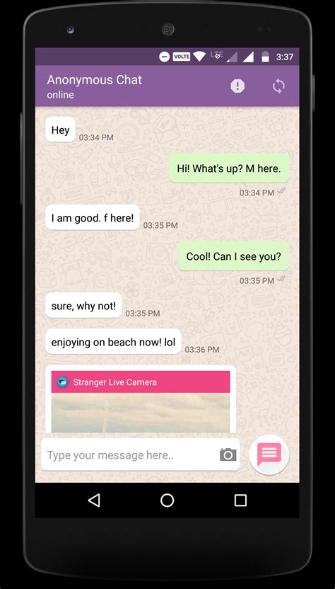 anonymous video chat.